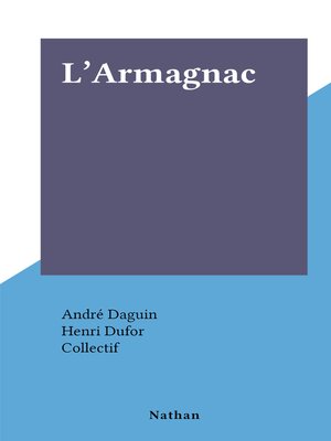 cover image of L'Armagnac